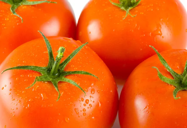 Four full tomatoes — Stock Photo, Image