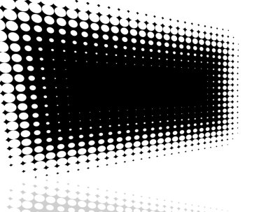 Black halftone cover clipart