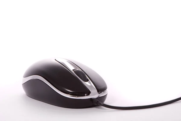 stock image Optical wheel mouse over white