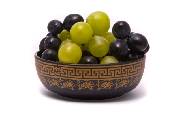 Gröna och blå druvor — Stockfoto