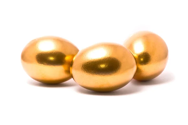 Tres huevos de oro — Foto de Stock
