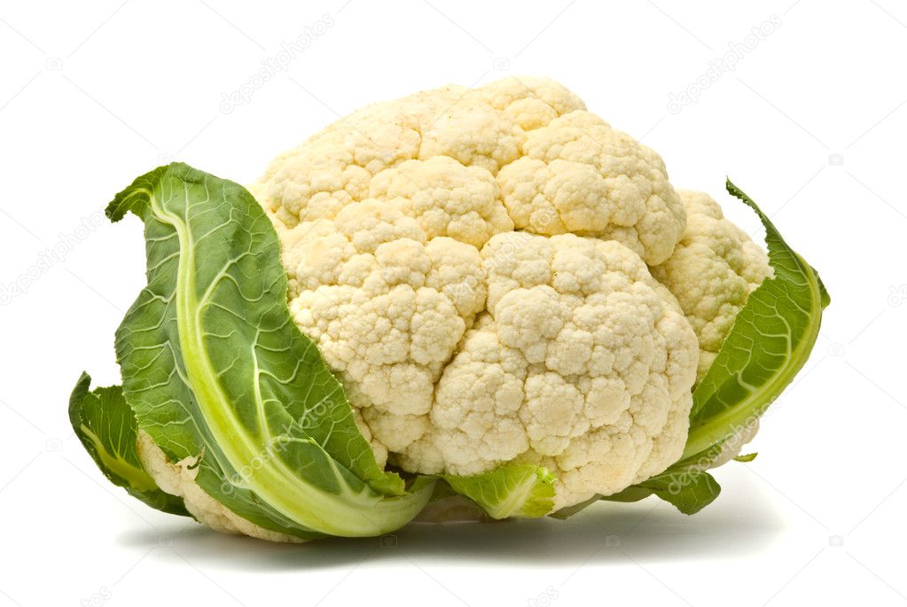 Fresh cauliflower head