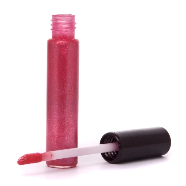 Lip gloss isolated on a white background — Stock Photo, Image