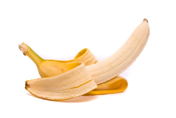 단일 벗 겨 신선한 바나나 — 스톡 사진