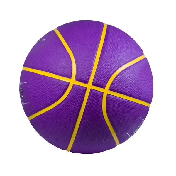 Košík míč izolované na bílém pozadí — Stock fotografie