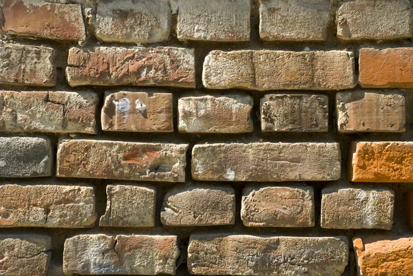 レトロなレンガ壁の背景 — ストック写真