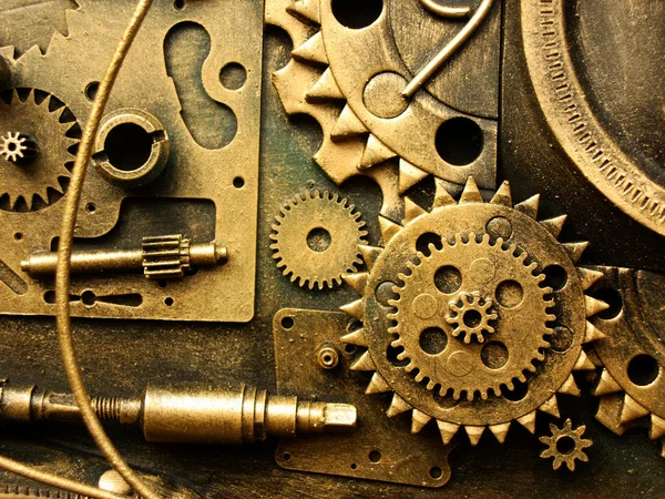 Gears from old mechanism — Stock Photo, Image
