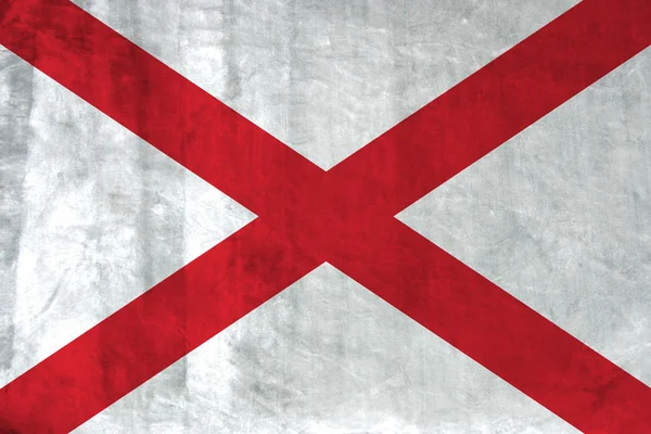 Bandiera Grunge dell'Alabama — Foto Stock