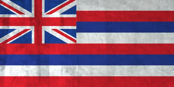 Hawaii Grunge bayrağı — Stok fotoğraf