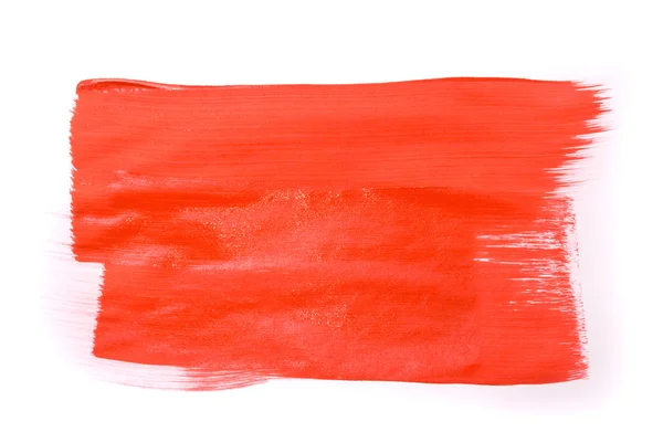 Kırmızı boyalı yalıtılmış zemin — Stok fotoğraf