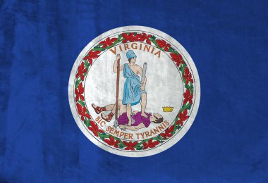 Grunge Flag of Virginia clipart