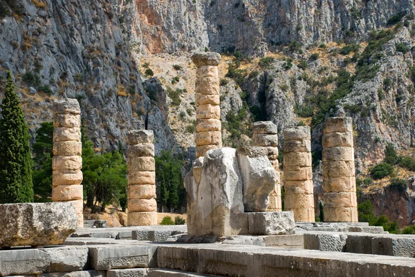 델포이에 있는 아폴로 신전. 그리스 — 스톡 사진