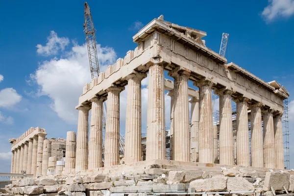 アクロポリスにアテナ神殿 — ストック写真