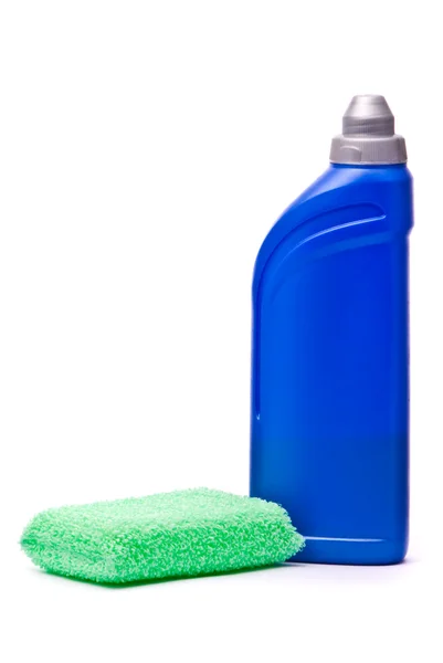 Limpador para trabalhos domésticos em branco — Fotografia de Stock