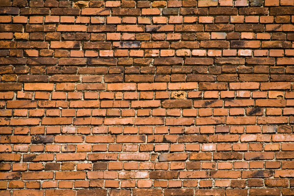 Retro bricks wall background