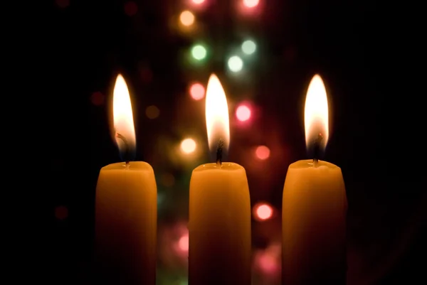Luci di candela — Foto Stock