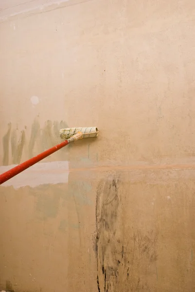 Acolchado de paredes. Reparación casa . — Foto de Stock