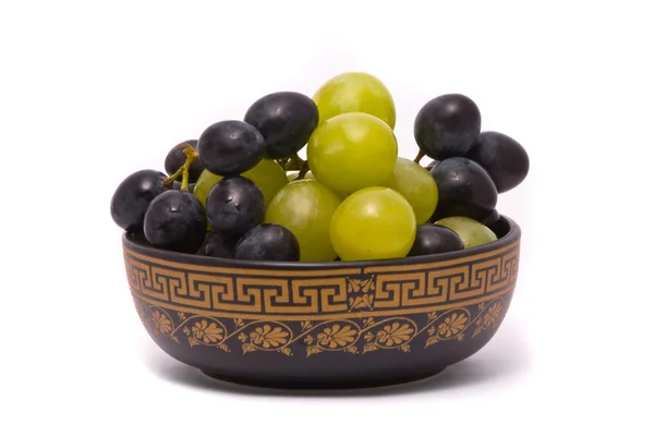 Uvas verdes e azuis — Fotografia de Stock