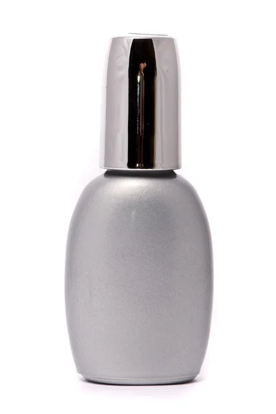 Farbloser Nagellack auf weißem Grund — Stockfoto