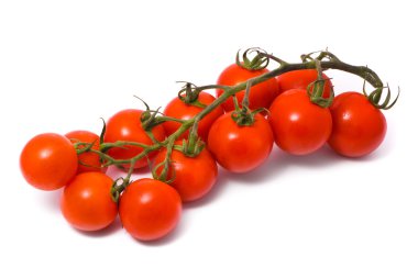 Stüdyo beyaz kiraz domates