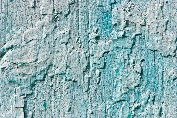 Pittura blu screpolata — Foto Stock