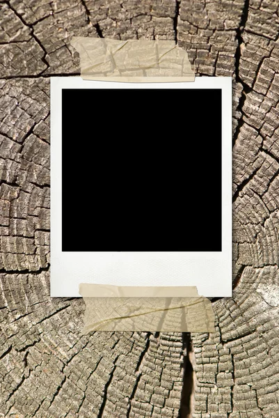 लाकडी पार्श्वभूमी वर व्हिंटेज फोटो — स्टॉक फोटो, इमेज