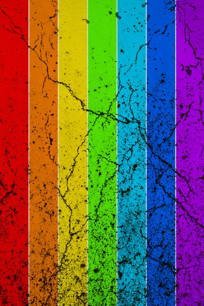Regenboog gekleurde vintage achtergrond — Stockfoto