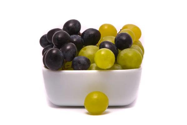 Yeşil ve mavi üzümler — Stok fotoğraf