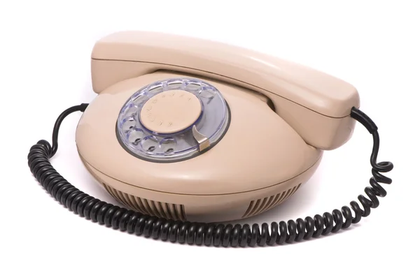白い背景で隔離の古い携帯電話 — ストック写真