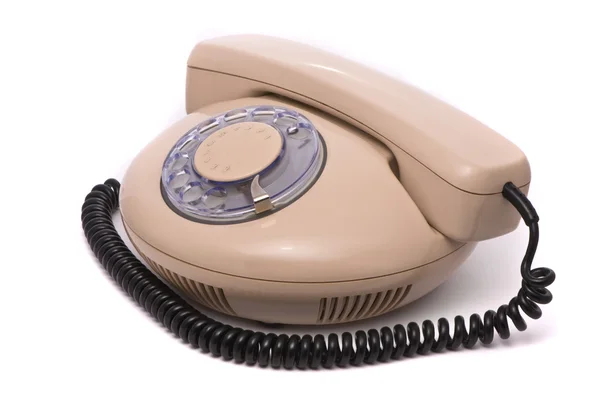 白い背景で隔離の古い携帯電話 — ストック写真