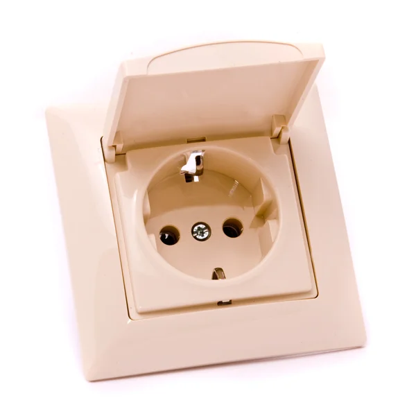 Electrical connector on white — Stock Photo, Image
