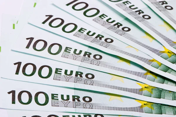 Achtergrond eurobankbiljetten — Stockfoto