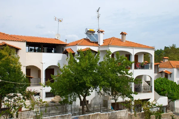 Yunanistan küçük otel — Stok fotoğraf
