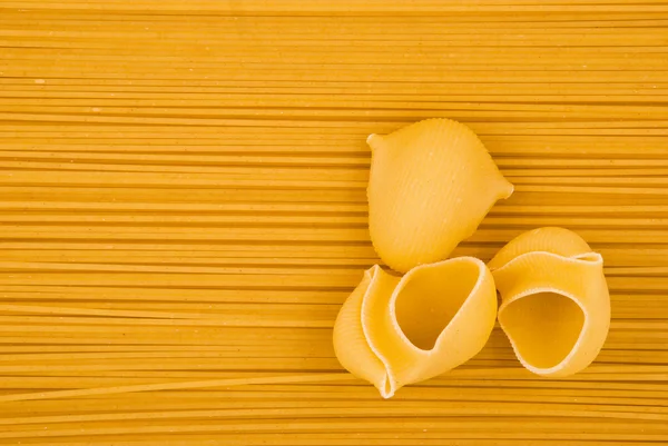 Rauwe pasta achtergrond — Stockfoto