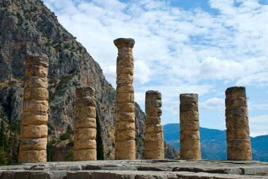 Apollo Tapınağı. Delphi. Yunanistan