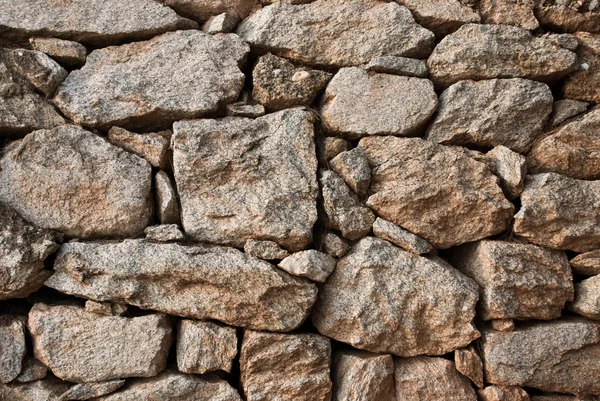 Eski taş duvarın yakın görüntüsü — Stok fotoğraf