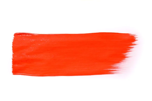 Rosso dipinto sfondo isolato — Foto Stock
