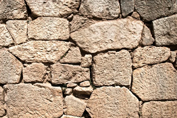 Вид крупным планом на старую каменную стену — стоковое фото