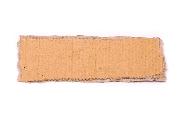 Pieza de cartón rasgada — Foto de Stock
