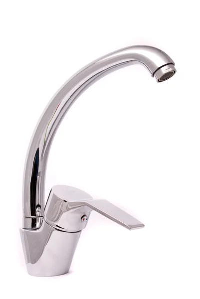 Modern mixer tap isolated — Stock Photo, Image