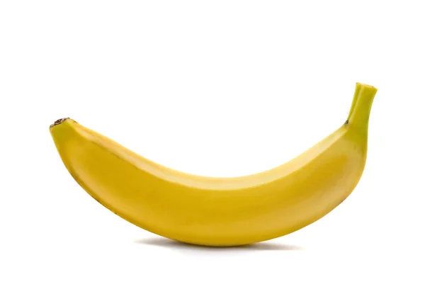 Банан ізольований на білому тлі — стокове фото