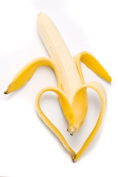 Banane. Symbole cardiaque . — Photo