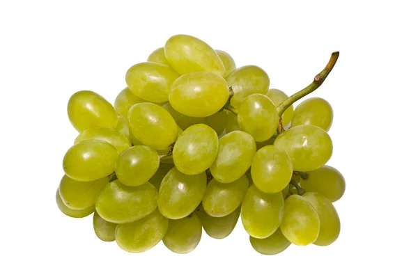 Zielonych winogron, ścieżki przycinającej — Zdjęcie stockowe