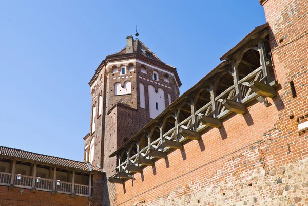 Tower of Mir Castle — Stock Photo, Image