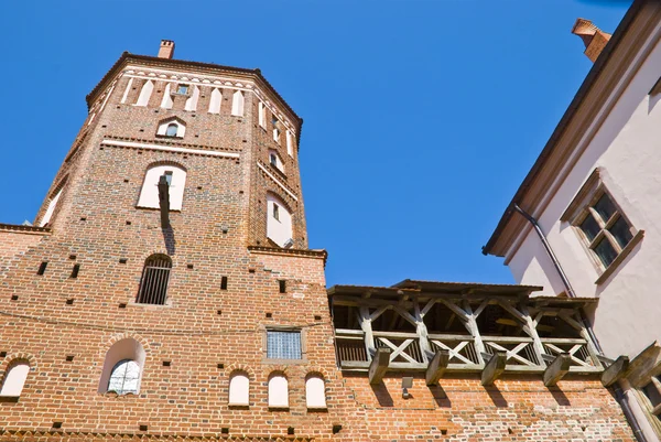 Torre del Castello di Mir — Foto Stock
