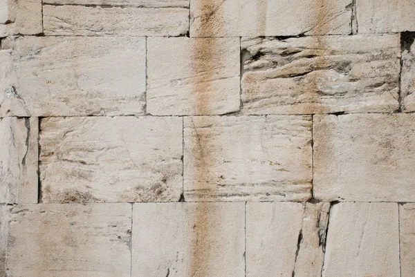 Nahaufnahme der alten Steinmauer — Stockfoto