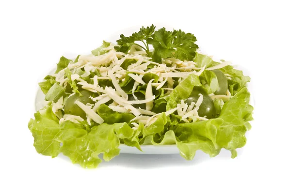 Üzüm ve peynir salatası — Stok fotoğraf