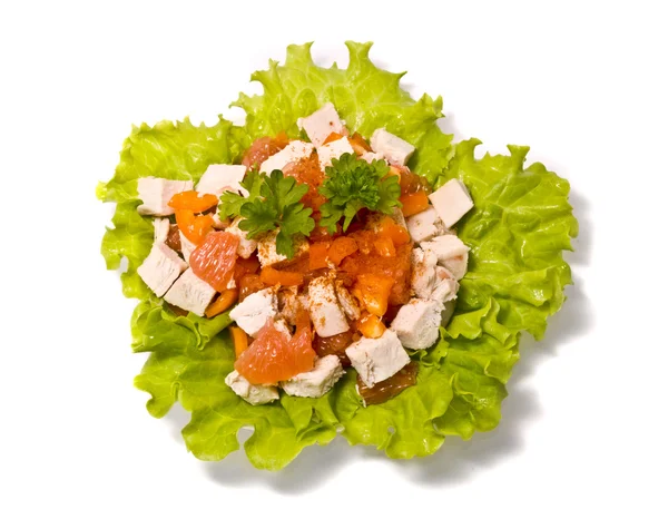 Saláta csirkével — Stock Fotó