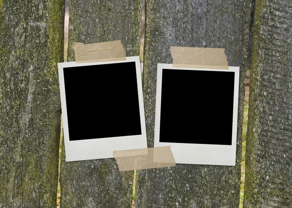 Zwei alte Fotorahmen — Stockfoto