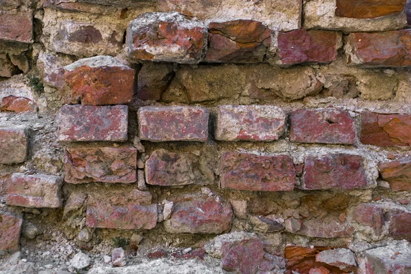 中世のレンガ壁の背景 — ストック写真